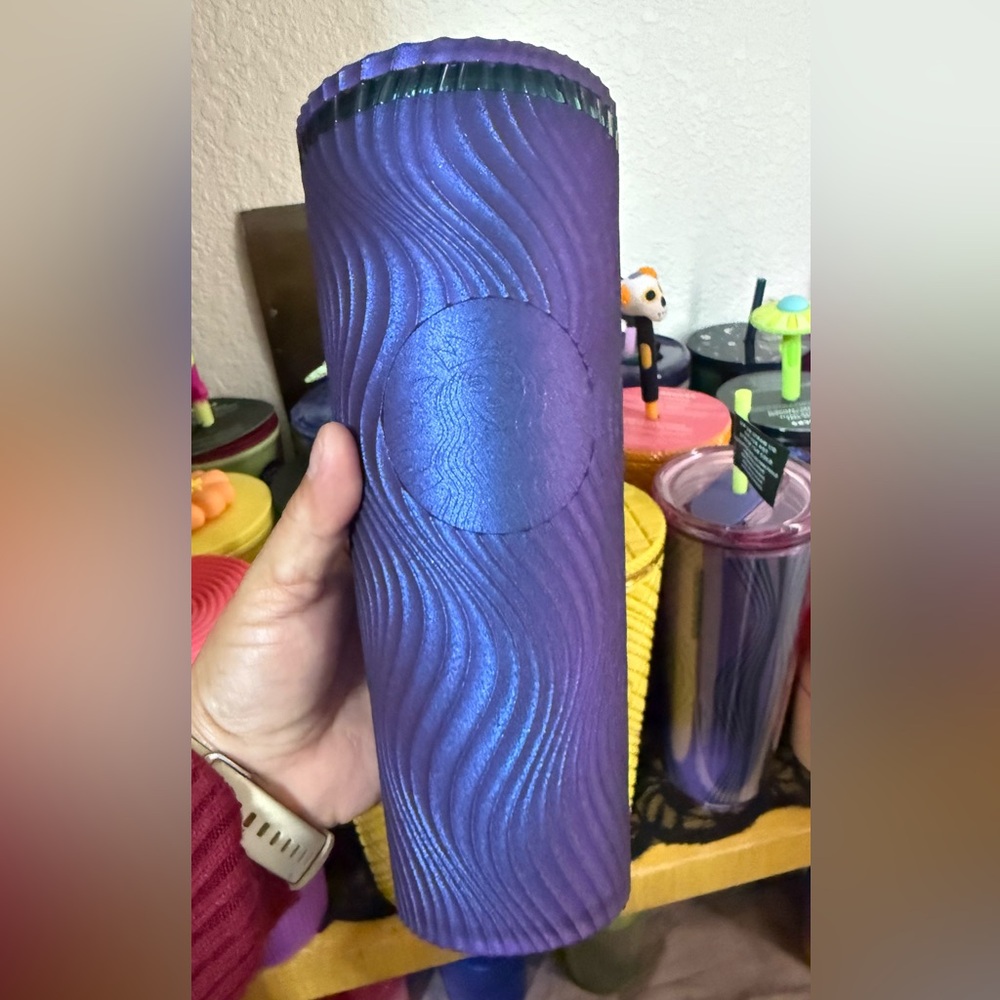 Purple Textured Tumbler